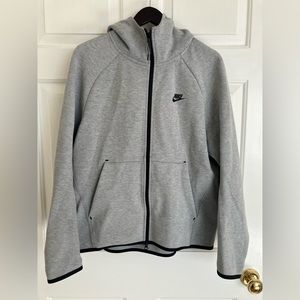 Nike, hoodie, grey, used